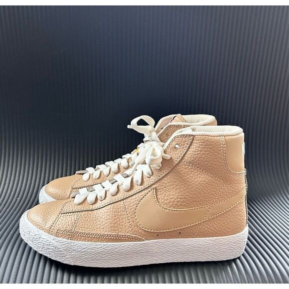 Nike Blazer Mid Premium Linen Summit Tan Women’s Size 6 - Picture 3 of 9